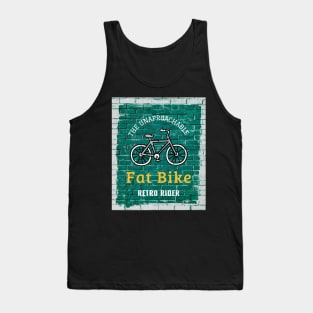 Fat Bike Retro Rider Tank Top